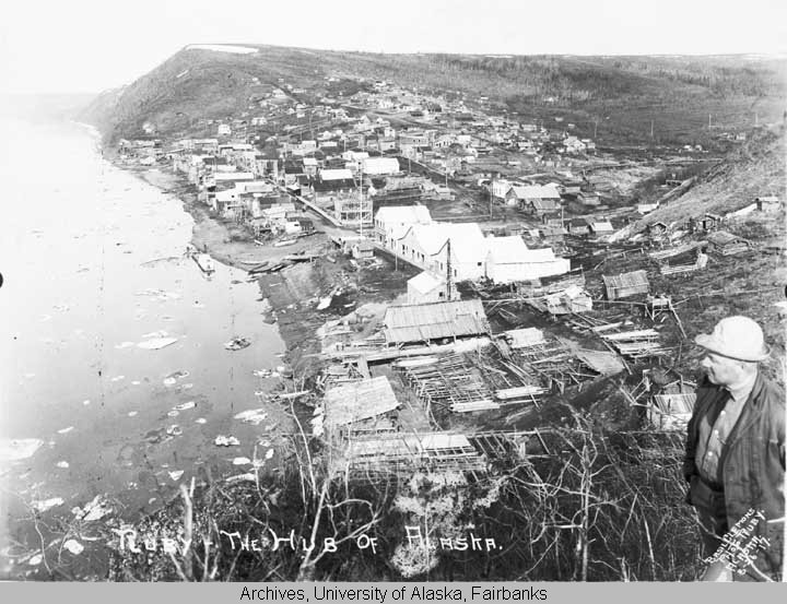 gold rush australia map. Ruby Alaska a gold rush town